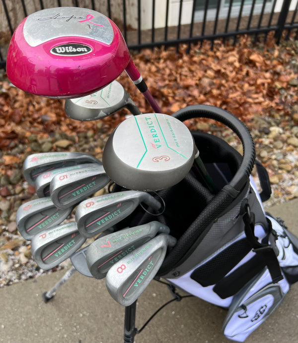 Women's Golf Set + NEW BAG - Wilson, Verdict - Mixed Set