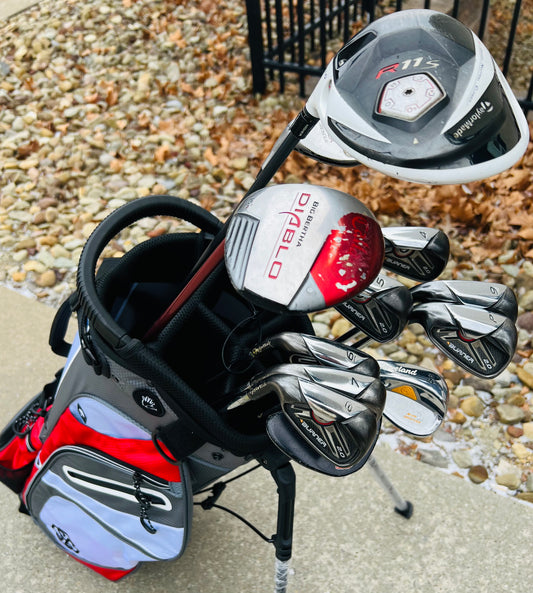 Left-Handed TaylorMade Golf Set - NEW BAG