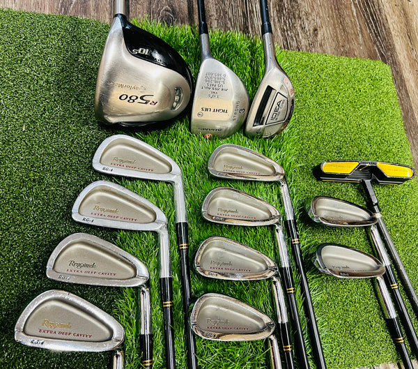 Complete Golf Set - TaylorMade, Adams, ReyGrande - Mixed Set - NO BAG
