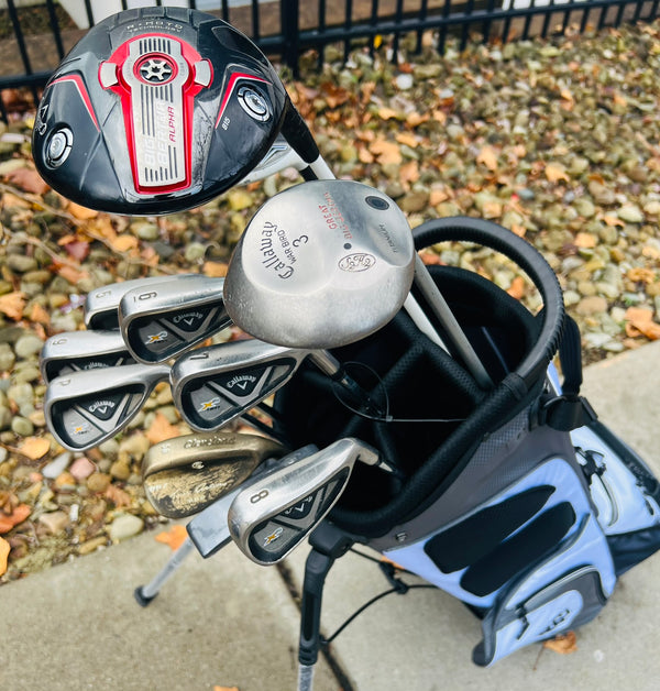 +2" Long - Callaway X2 Hot Golf Set + NEW BAG