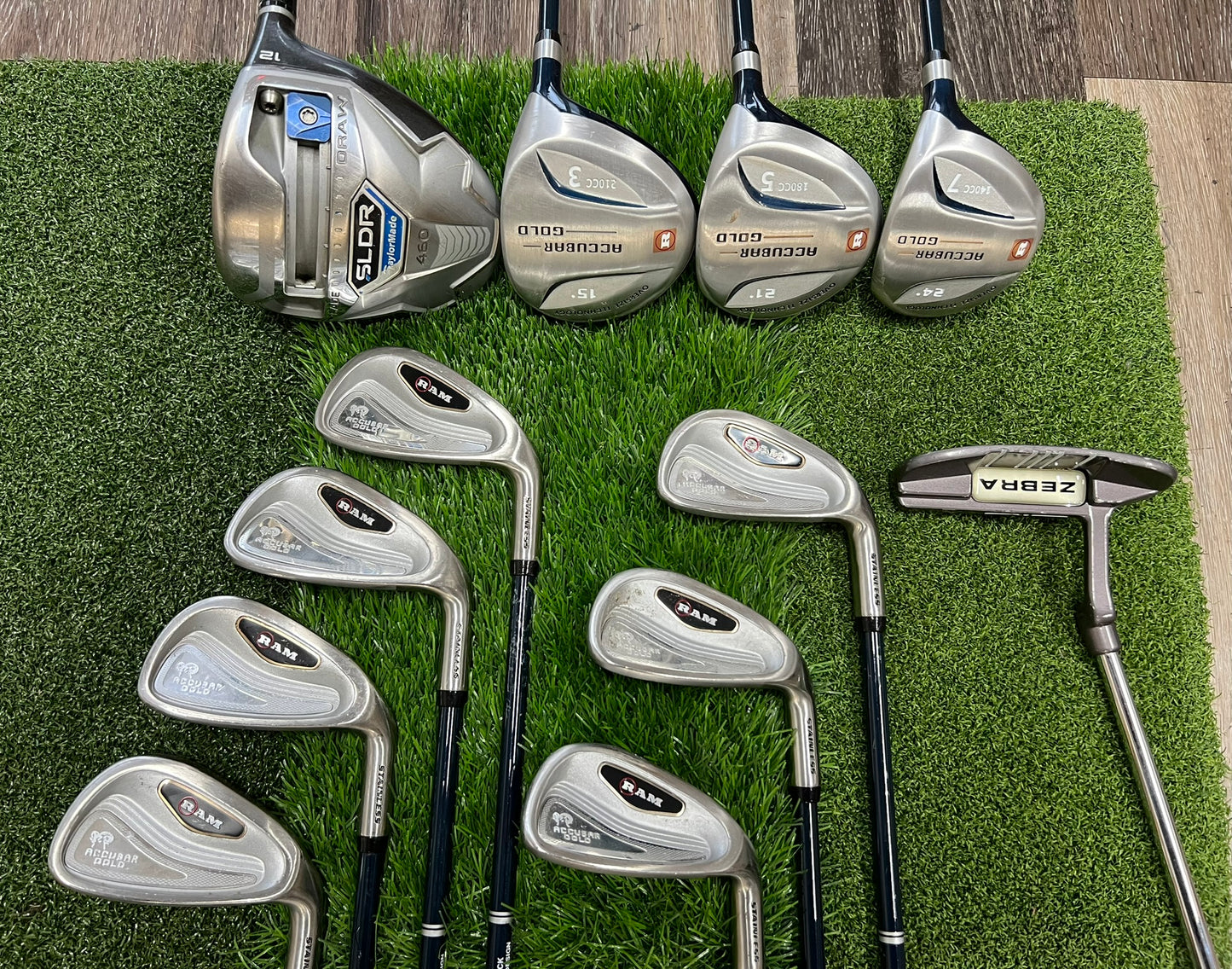 -1/2 Short - Complete Golf Set - TaylorMade, RAM - Mixed Set - NO BAG