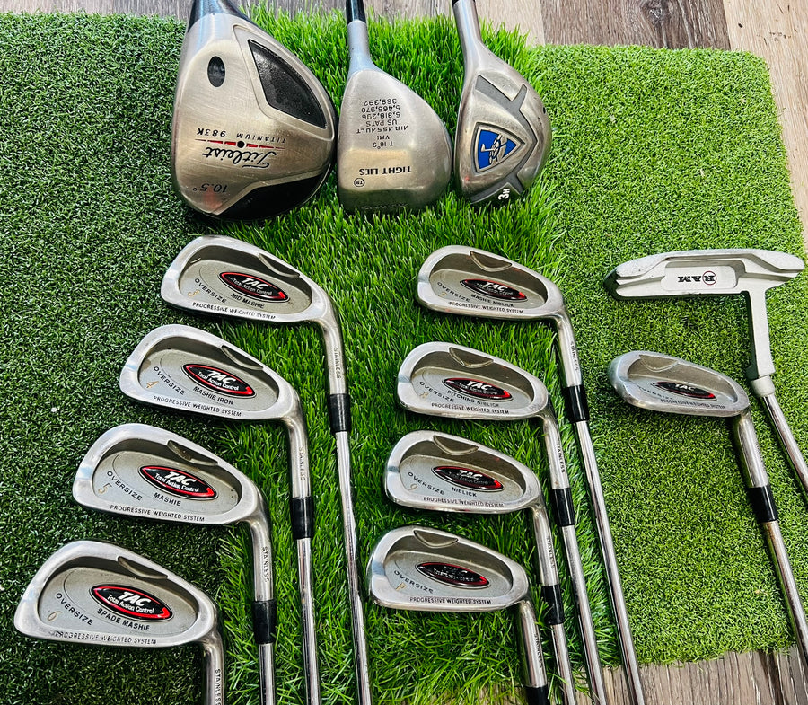 Complete Golf Set - Titleist, Adams, TAC - Mixed Set - NO BAG