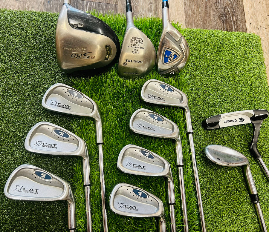 Complete Golf Set - TaylorMade, Adams, X-Cat - Mixed Set - NO BAG