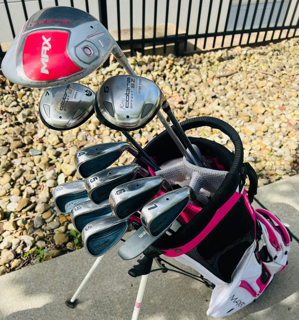 Womens King Cobra Golf Set + Bag
