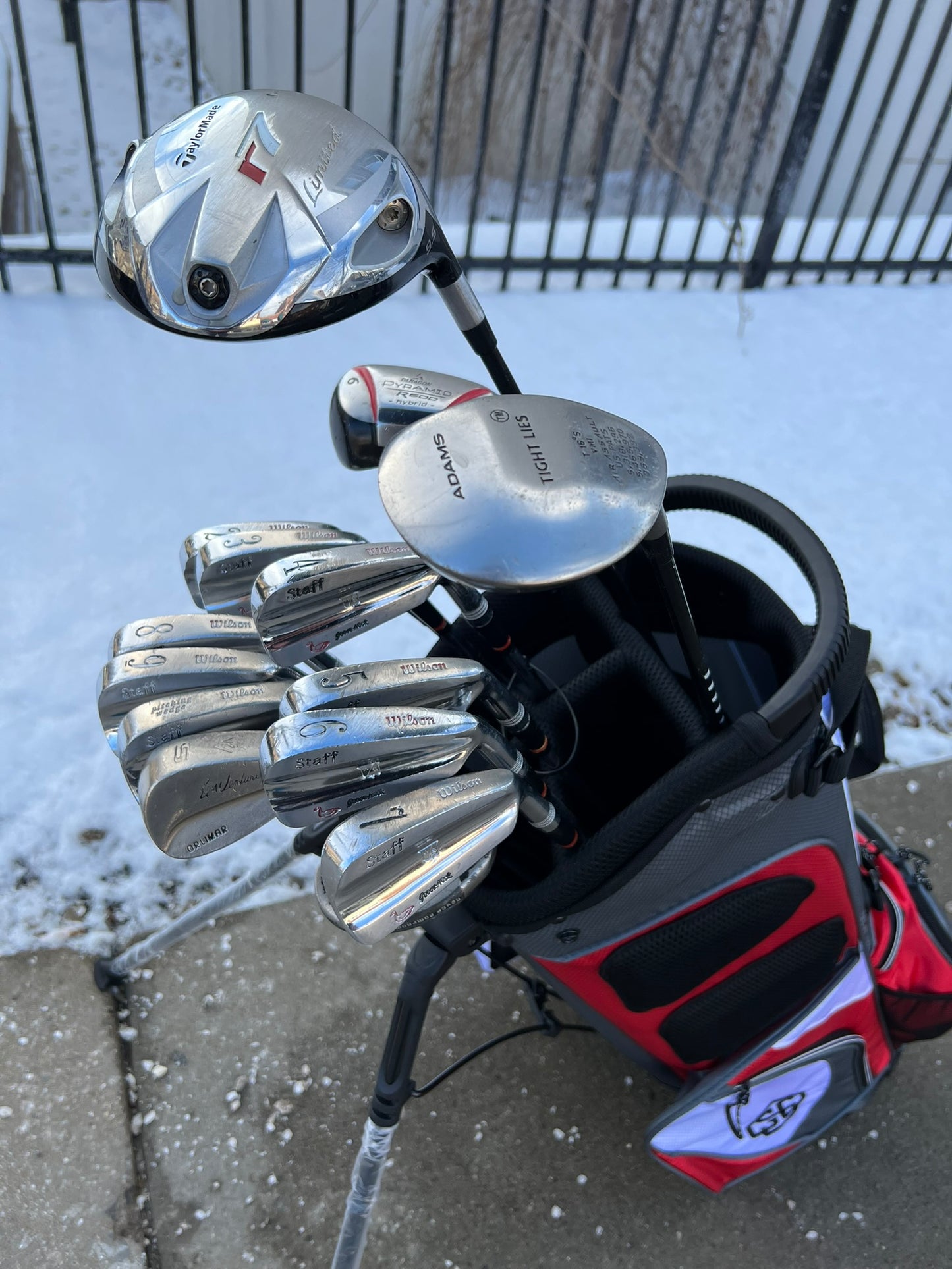 Complete Golf Set + NEW BAG - TaylorMade, Wilson - Mixed Set