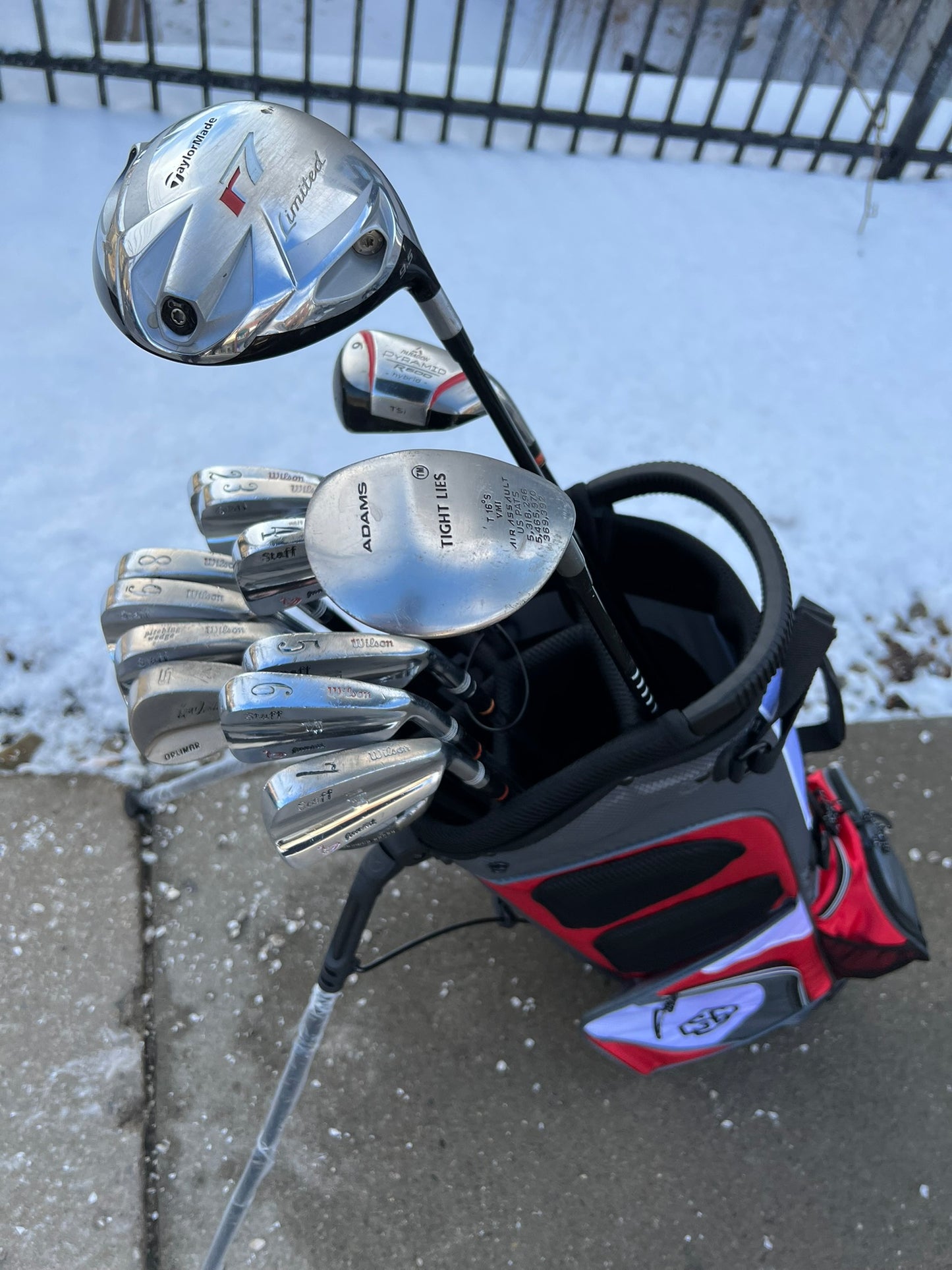 Complete Golf Set + NEW BAG - TaylorMade, Wilson - Mixed Set