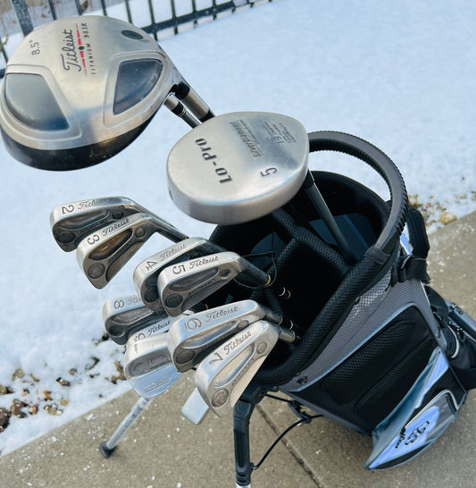 1/2" Short - Titleist Golf Set + NEW BAG