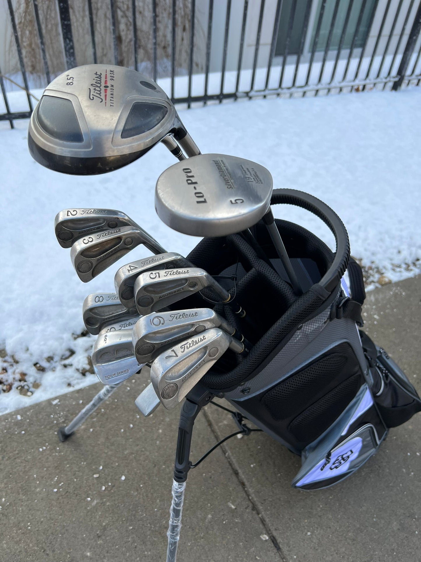 1/2" Short - Titleist Golf Set + NEW BAG