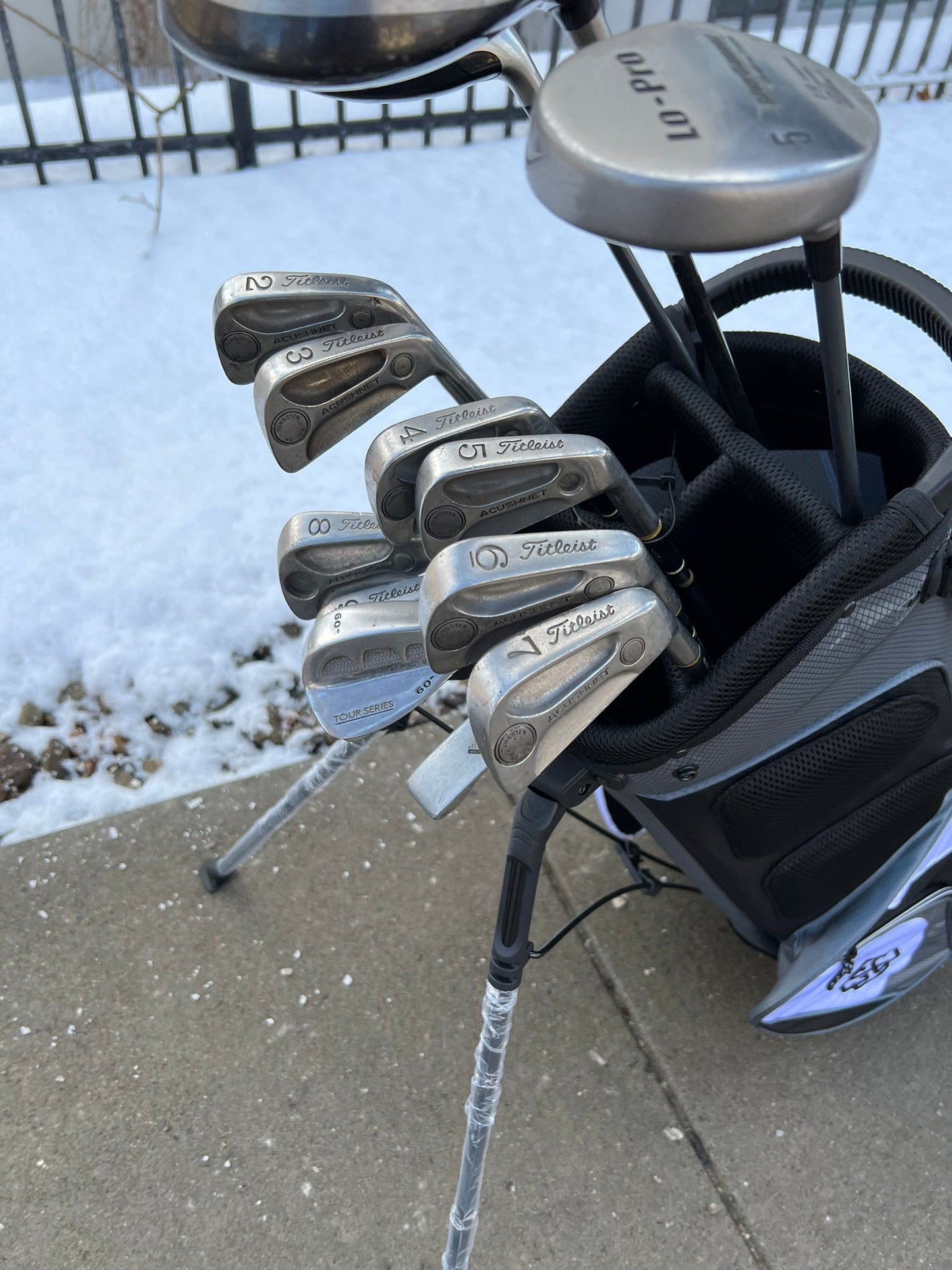 1/2" Short - Titleist Golf Set + NEW BAG