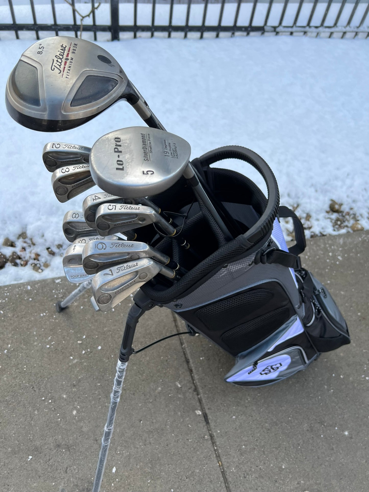 1/2" Short - Titleist Golf Set + NEW BAG