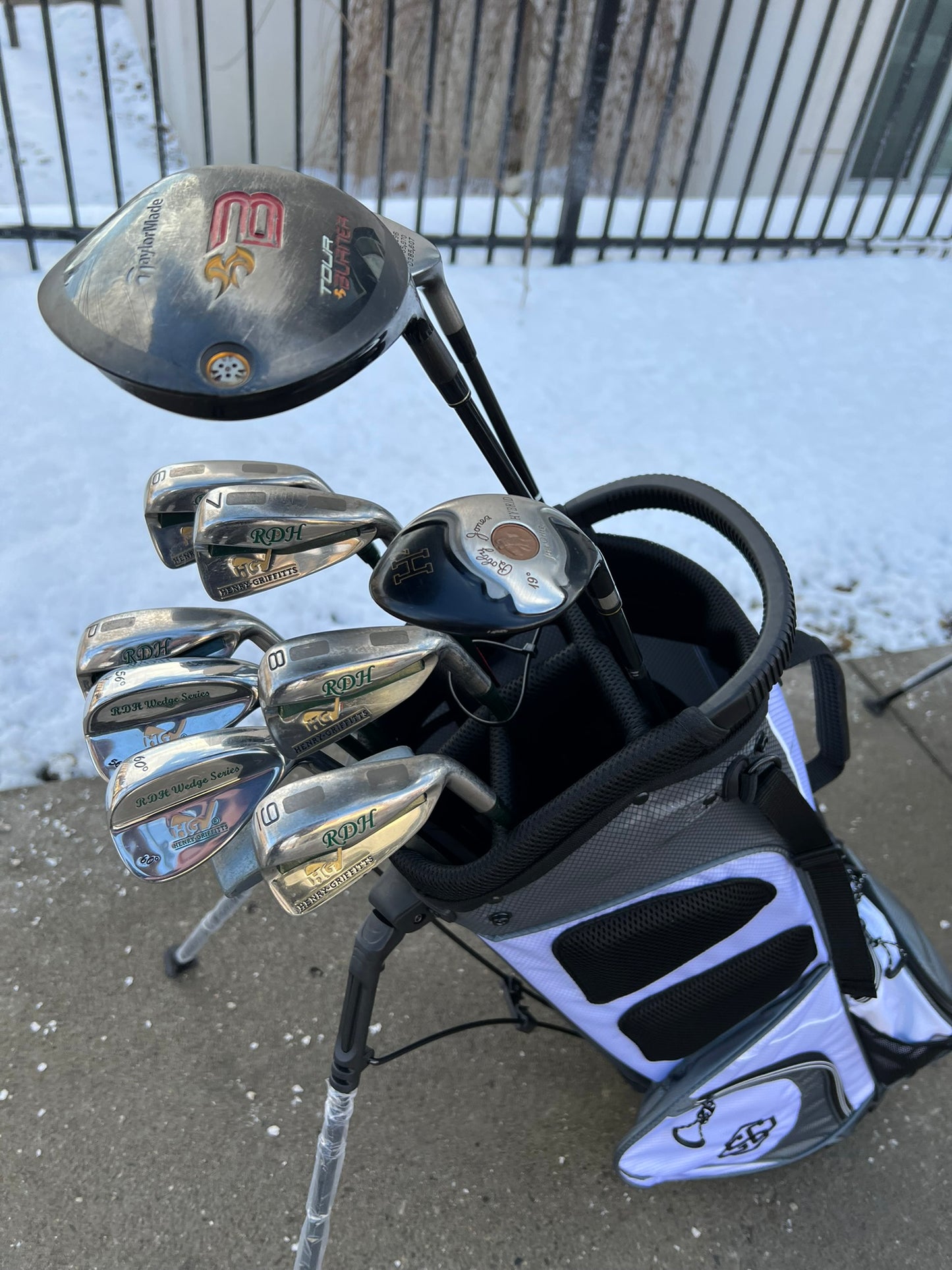 +1/2" Long - Golf Set + NEW BAG - TaylorMade, Henry Griffitts - Mixed Set