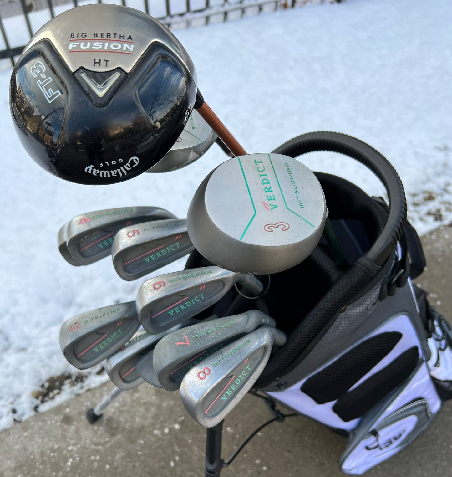 Women's Golf Set + NEW BAG - Callaway, Verdict - Mixed Set