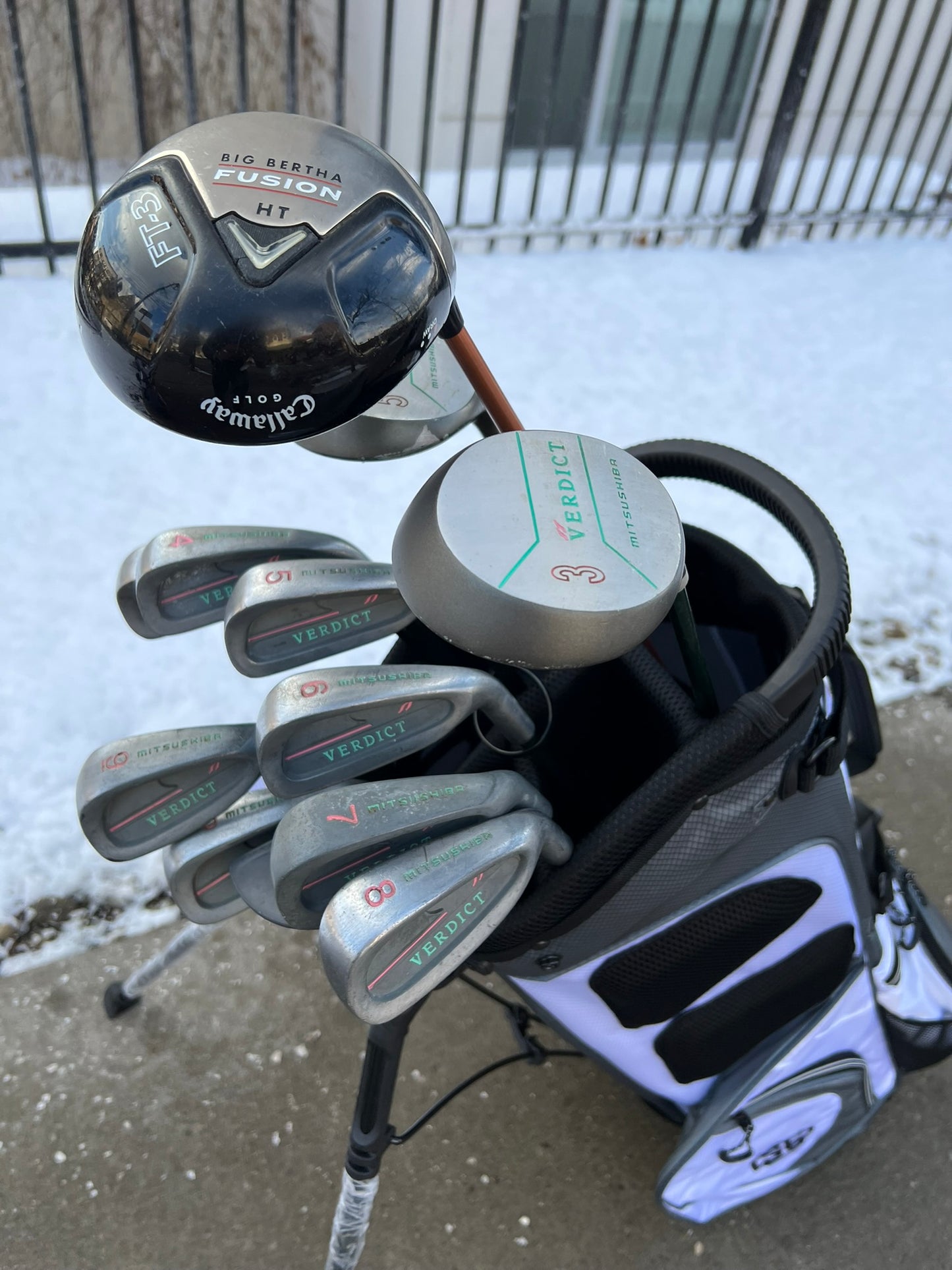 Women's Golf Set + NEW BAG - Callaway, Verdict - Mixed Set