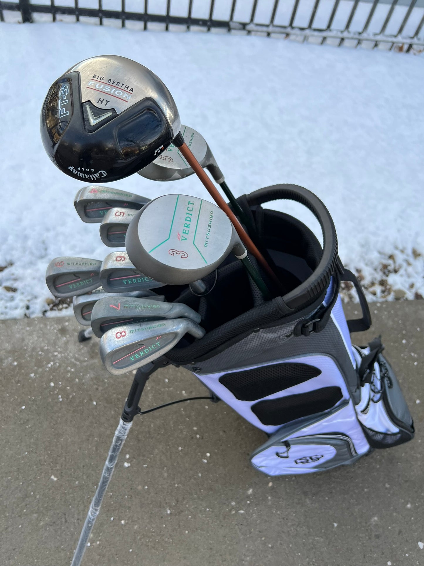 Women's Golf Set + NEW BAG - Callaway, Verdict - Mixed Set