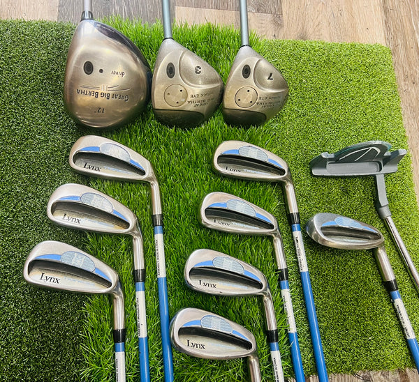 Womens Golf Set - Callaway, Lynx - Mixed Set - NO BAG
