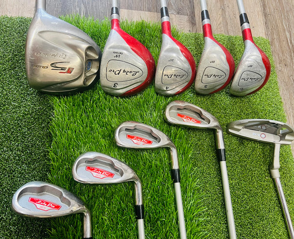 Womens Golf Set - TaylorMade, Lady Pro - Mixed Set - NO BAG
