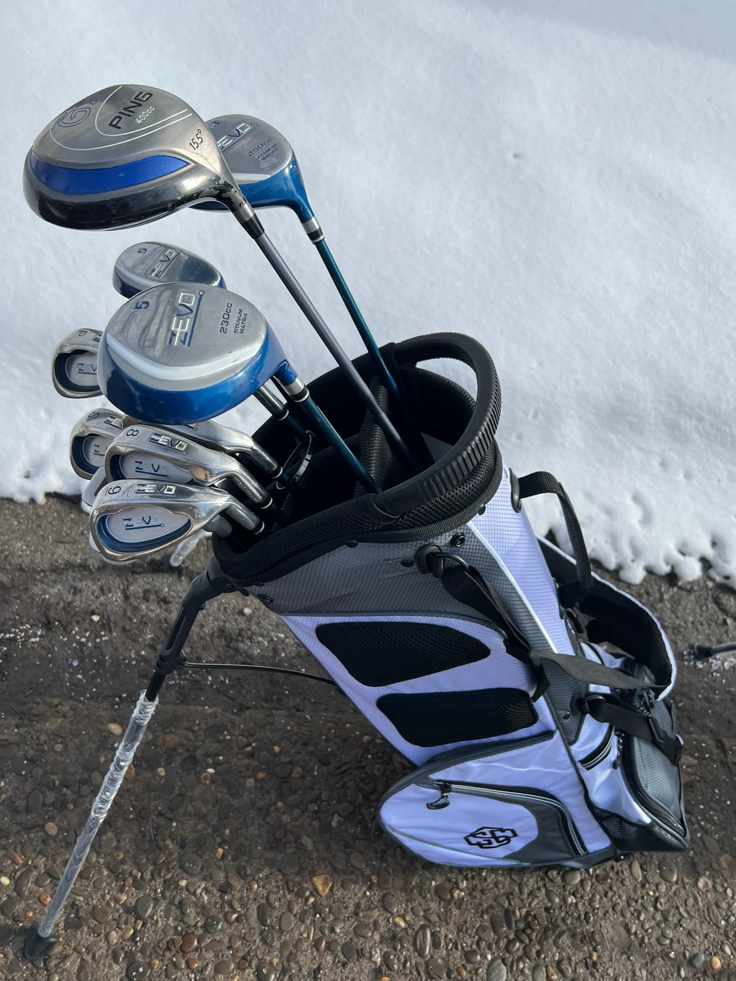 Women's Golf Set + NEW BAG - PING, ZEVO - Mixed Set