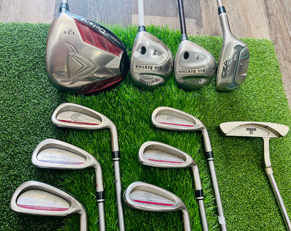 Womens Golf Set - Callaway, Cleveland - NO BAG