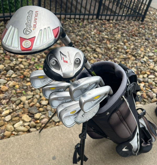2" Short Junior Length - TaylorMade Golf Set + Bag