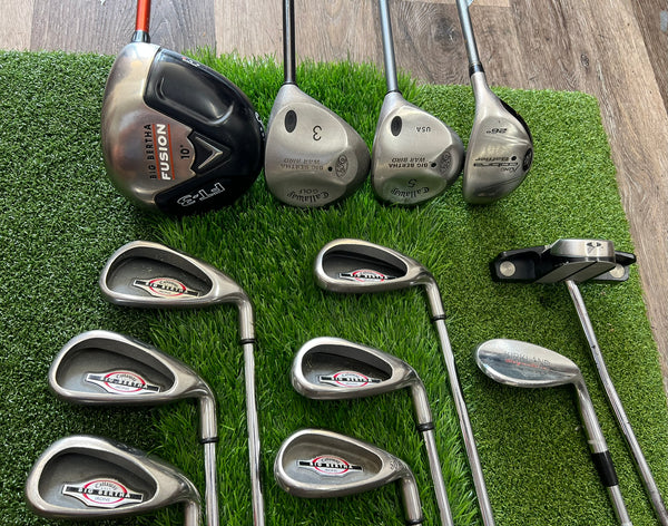 +1 1/2" Long - Callaway Big Bertha Golf Set - NO BAG