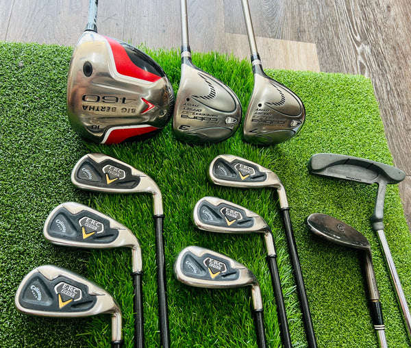 Senior Flex - Callaway Fusion Golf Set - NO BAG