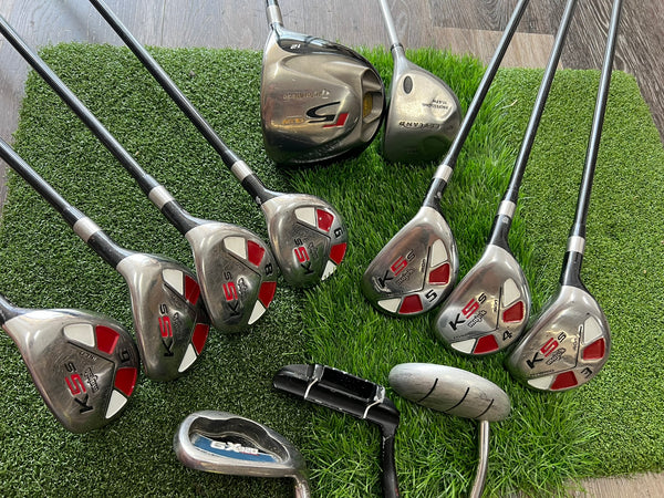 Senior Flex - Hybrid Golf Set - TaylorMade, K5s - Mixed Set - NO BAG