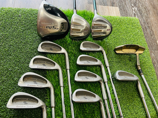 Complete Golf Set - TaylorMade, Orlimar, Golden Tour - Mixed Set - NO BAG
