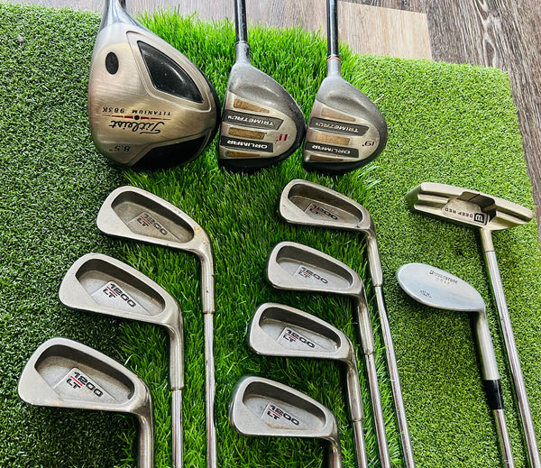 Complete Golf Set - Titleist, Orlimar, Wilson - Mixed Set - NO BAG
