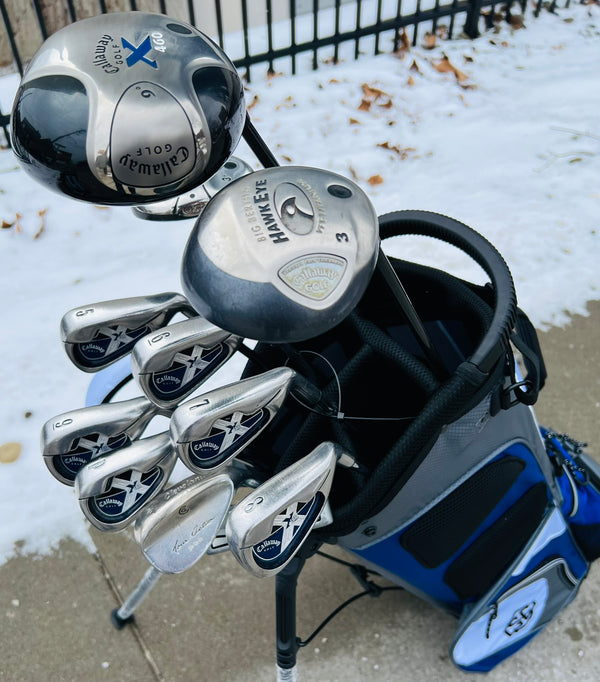 Callaway X18 Golf Set + NEW BAG