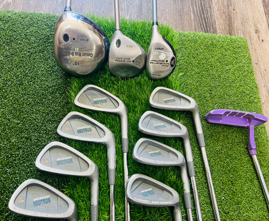 Womens Golf Set - Callaway, Dunlop - Mixed Set - NO BAG