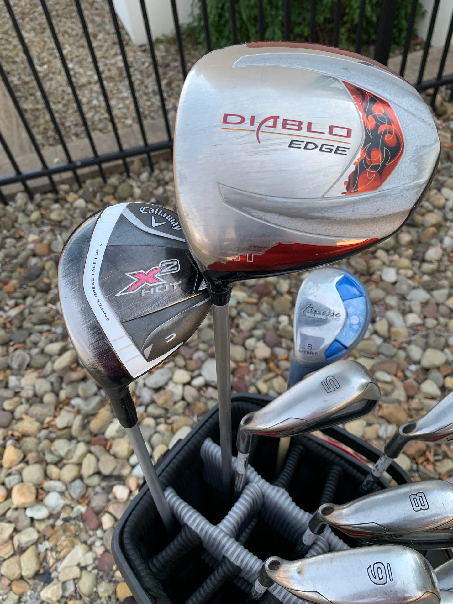 Women's Left-Handed Callaway Diablo Golf Set + bag