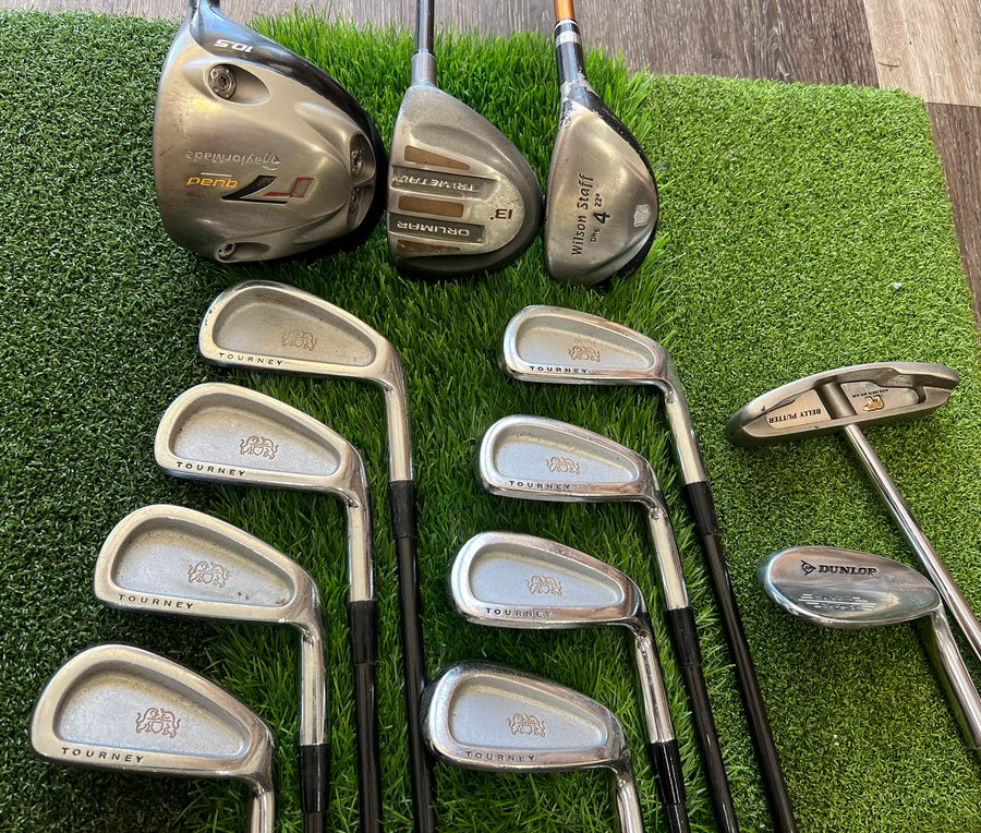 Complete Golf Set - TaylorMade, MacGregor - Mixed Set - NO BAG