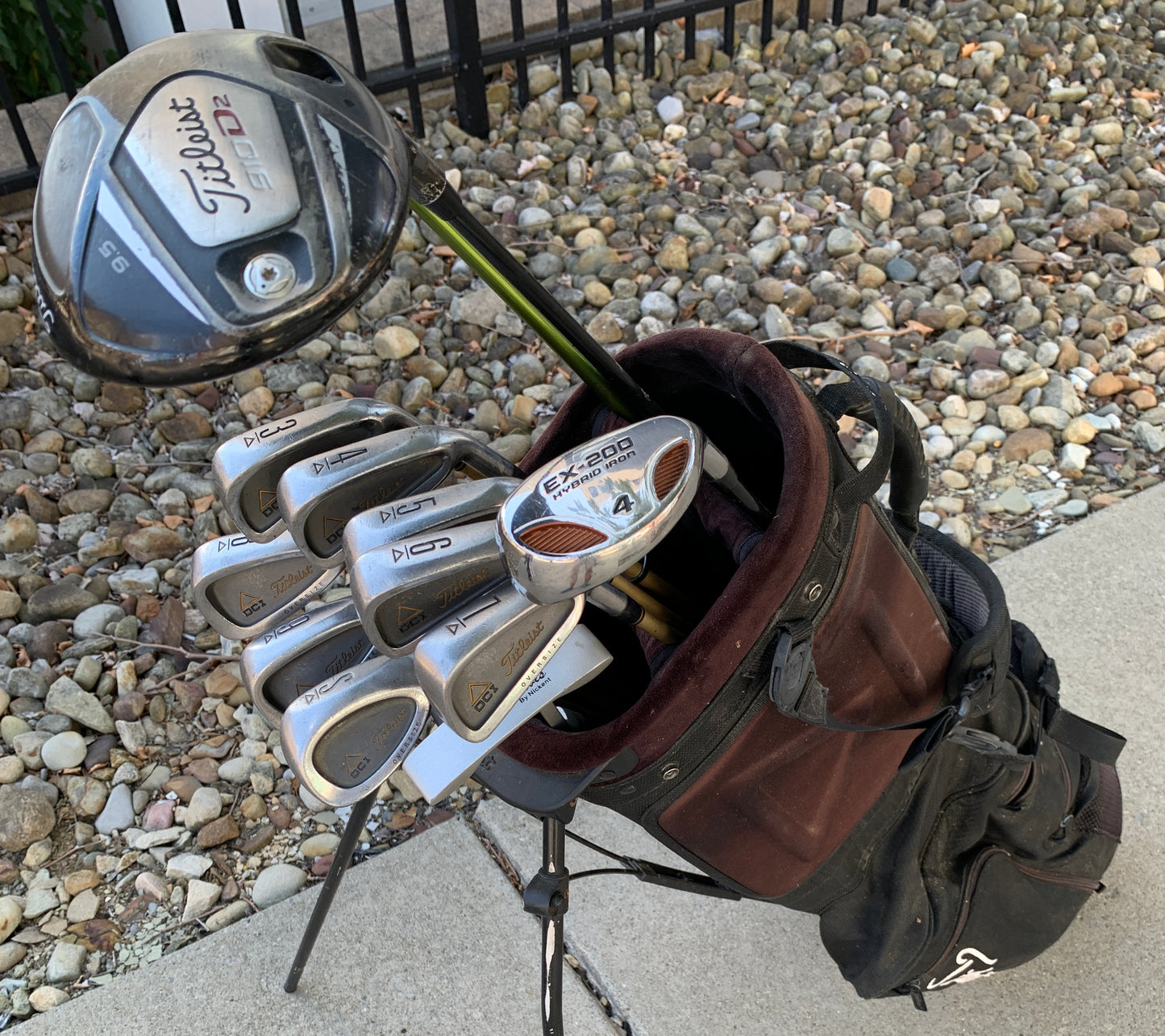 Senior Flex - Titleist Golf Set + Bag