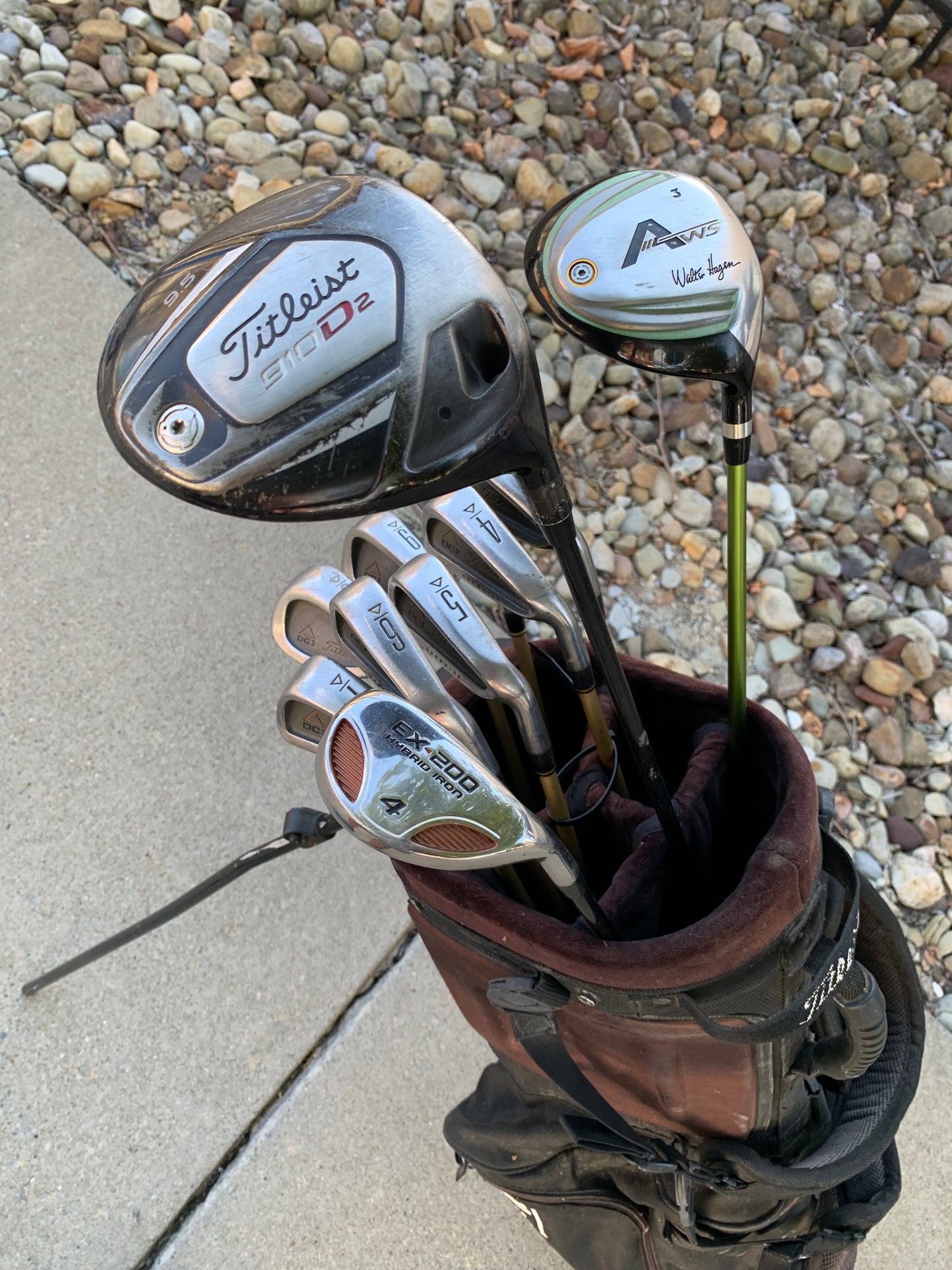 Senior Flex - Titleist Golf Set + Bag