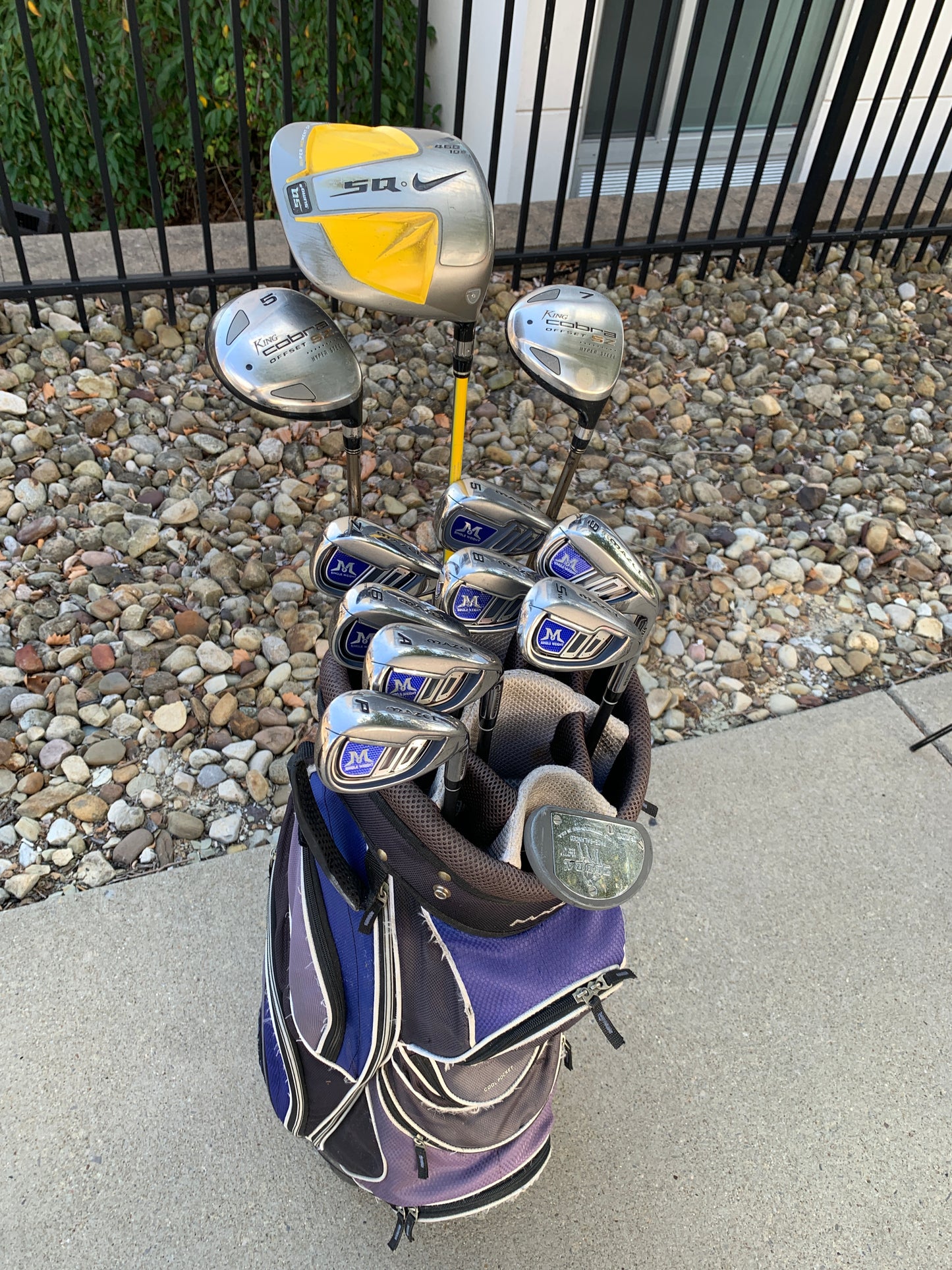 Senior Flex - Golf Set + Bag - Nike, Cobra, Mazel - Mixed Set - One Length