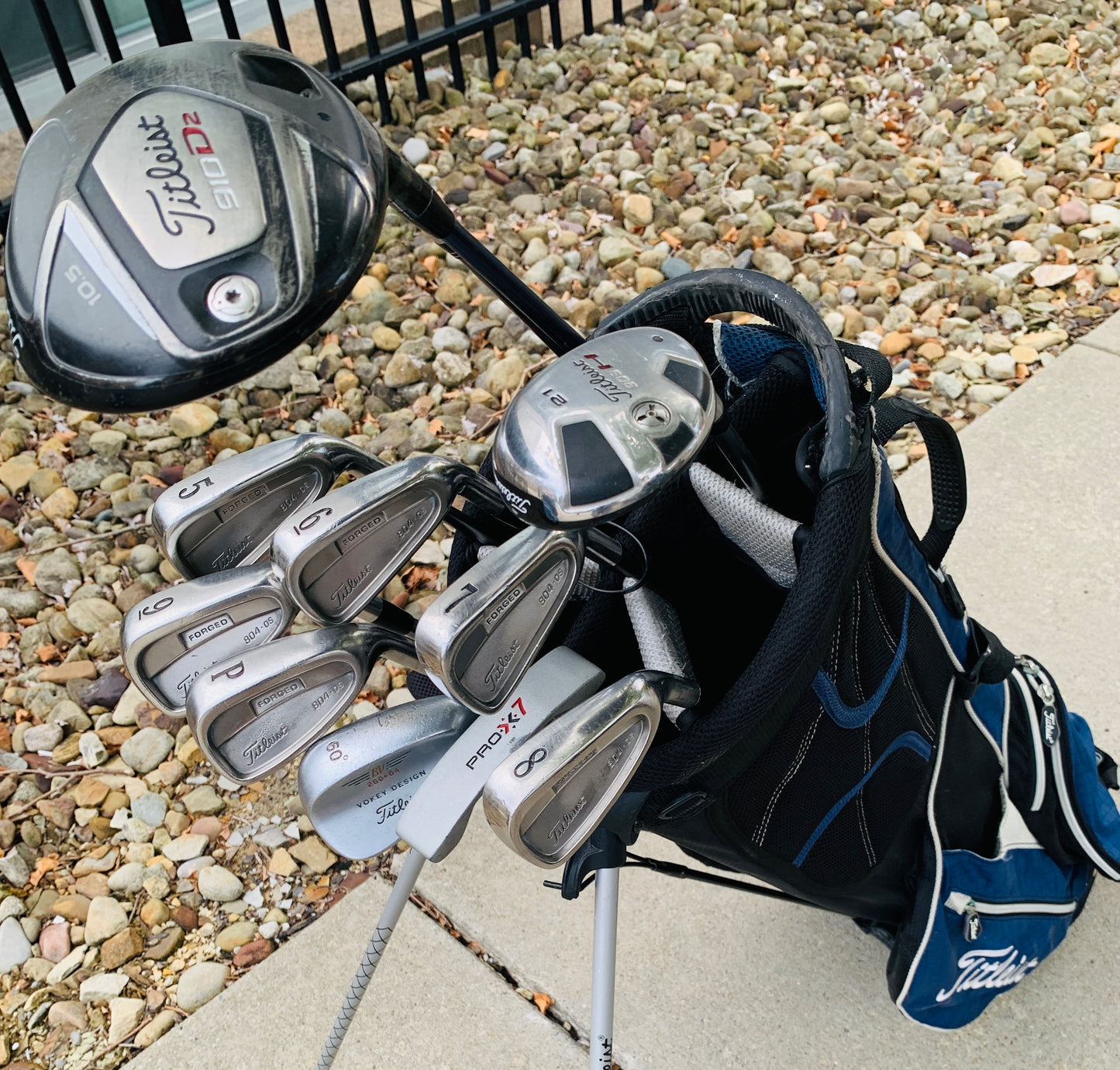 +1/2" Long - Titleist Golf Set + Bag