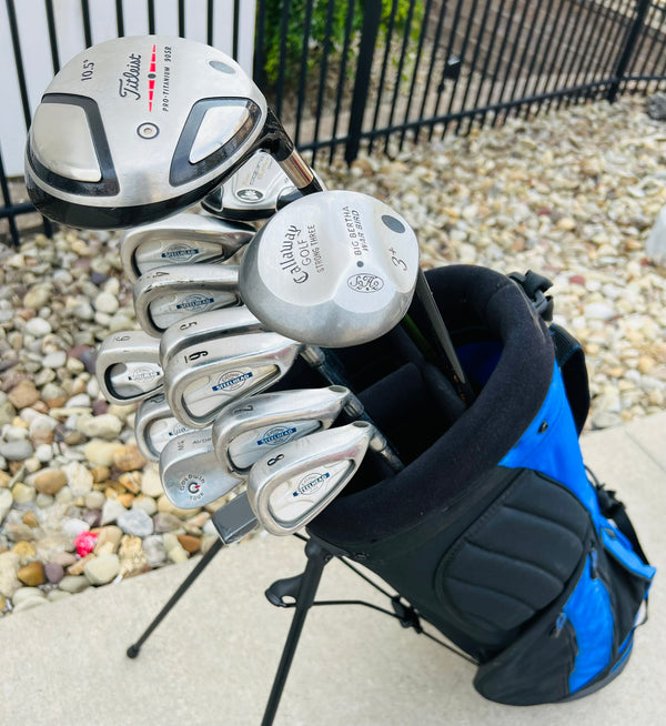 Titleist and Callaway Golf Set + Bag