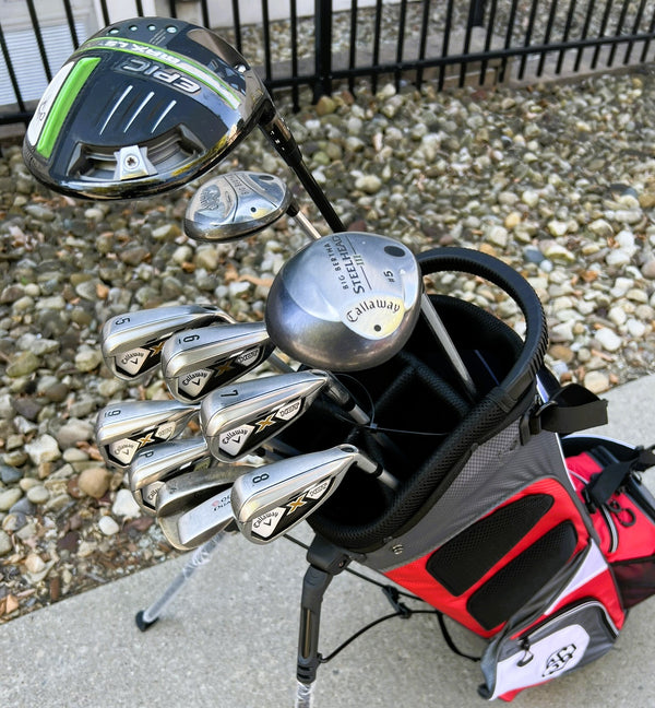 +1/2" Long - Callaway EPIC/X-Hot Golf Set + NEW Bag