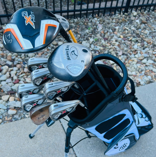 +1/2" Long - Callaway X-Hot Golf Set + NEW BAG