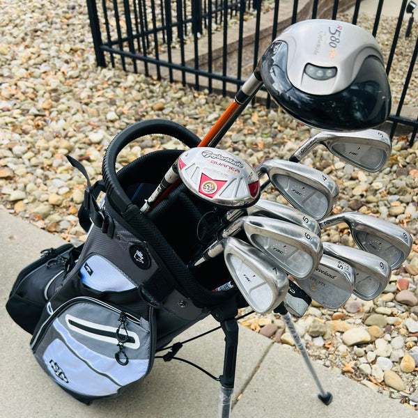 Left-Handed TaylorMade Golf Set + NEW BAG