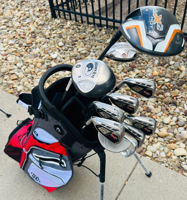 Left-Handed - Callaway X2 Hot/RAZR Golf Set + NEW BAG