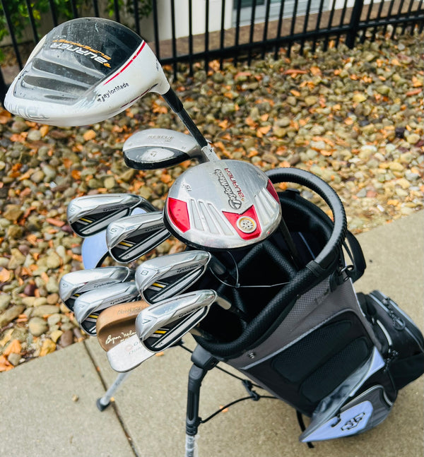 Senior Flex - TaylorMade RocketBladez Golf Set + NEW BAG