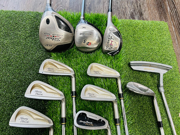 Womens Golf Set - Titleist, Harvey Penick - Mixed Set - NO BAG