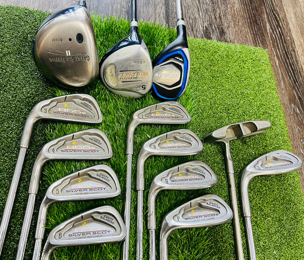 +1/2" Long - Left-Handed Callaway and Tommy Armour Golf Set - Mixed Set - NO BAG