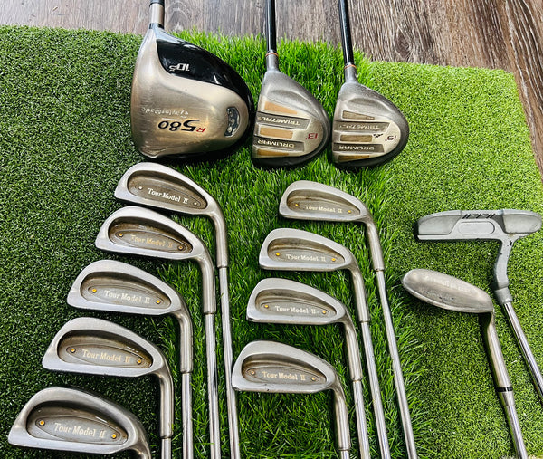 Complete Golf Set - TaylorMade, Tour Model II - Mixed Set - NO BAG