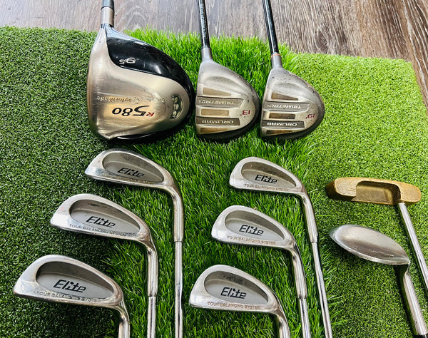 TaylorMade, Orlimar, and Elite Golf Set - Mixed Set - NO BAG