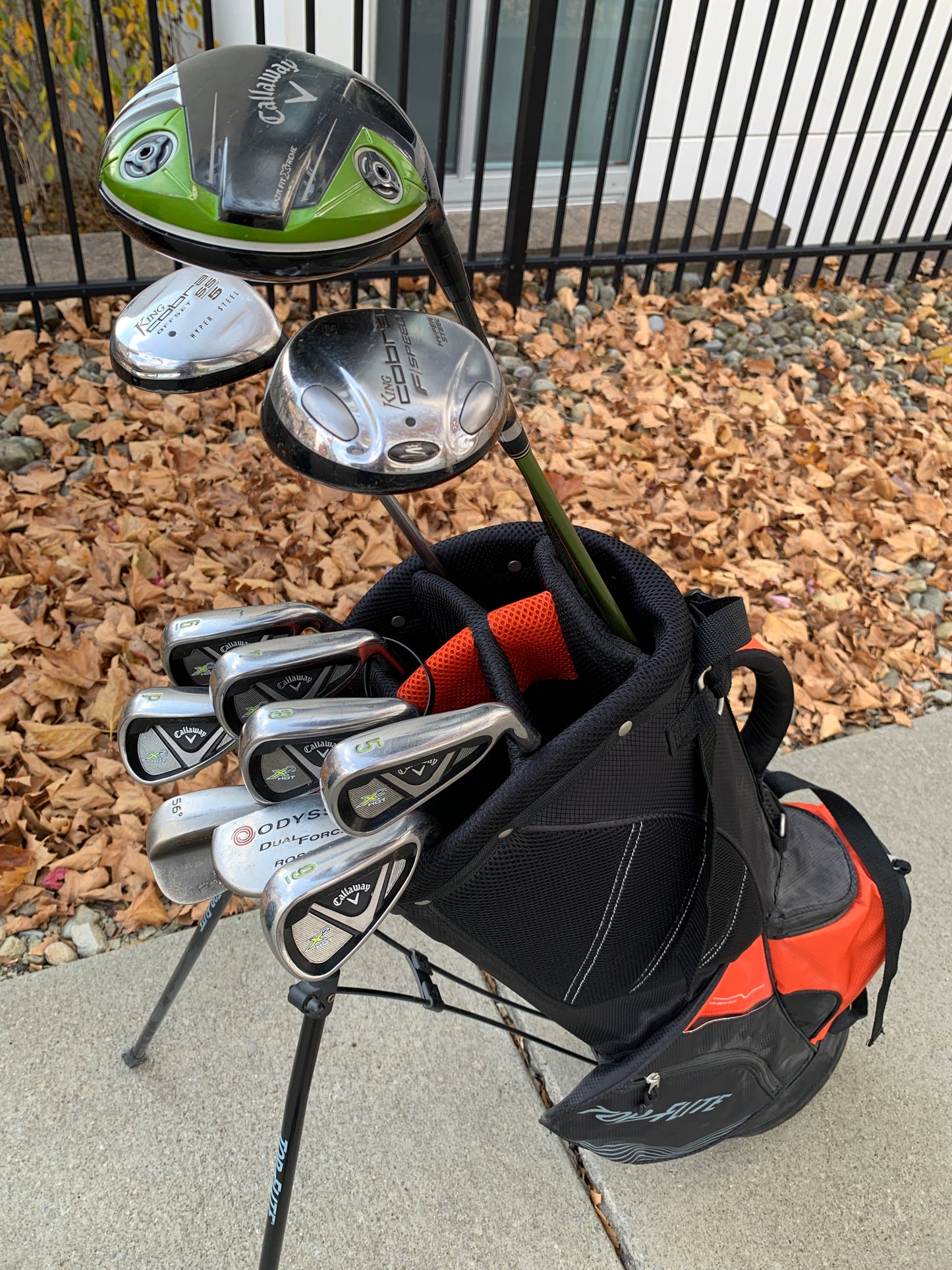 1" Short - Callaway X2 Hot Golf Set + Bag