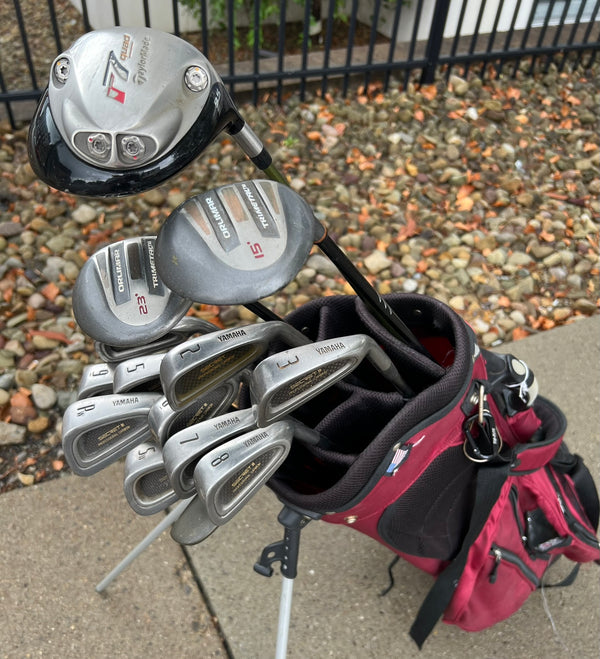 Complete Golf Set + Bag - TaylorMade, Orlimar, Yamaha - Mixed Set