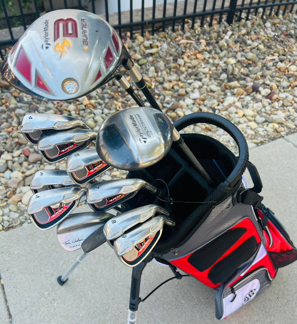 1/2" TaylorMade Golf Set + NEW BAG