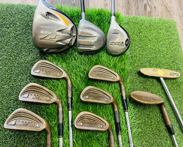 TaylorMade, Orlimar, and Laser Golf Set - NO BAG